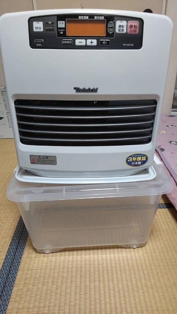 ダイニチ FW-4321KE石油ファンヒーター使用期間1週間.箱.説明書あり.