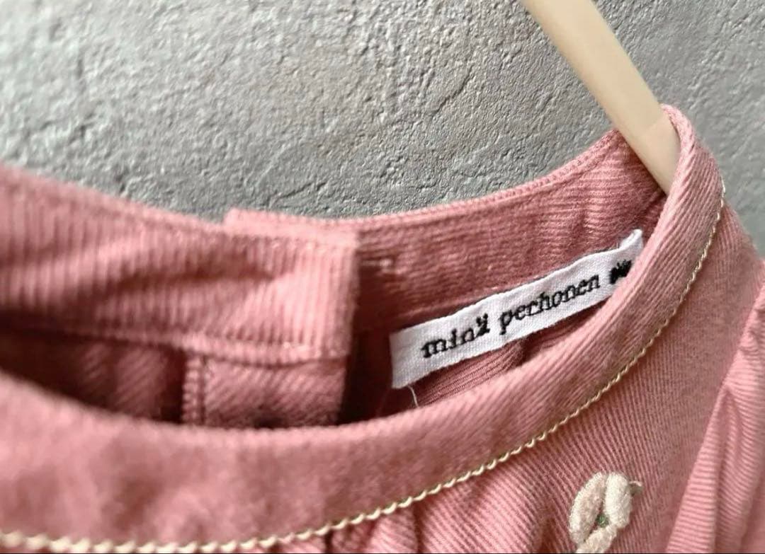 ミナペルホネン　ワンピース　キッズ　ohayo ピンク　90