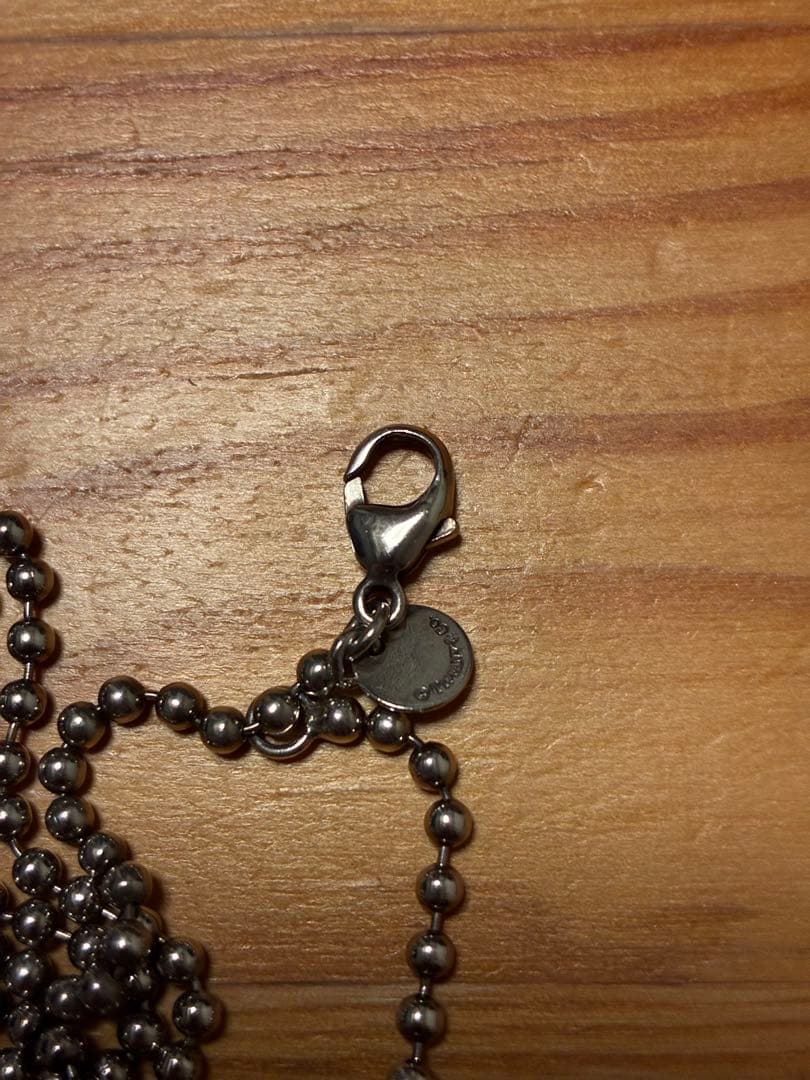 ティファニー　オーバル型ボールチェーンネックレス