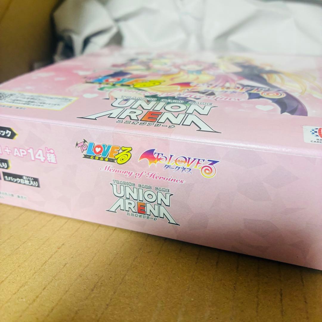 ユニオンアリーナ ToLOVEる ダークネス テープ付き 未開封 1BOX