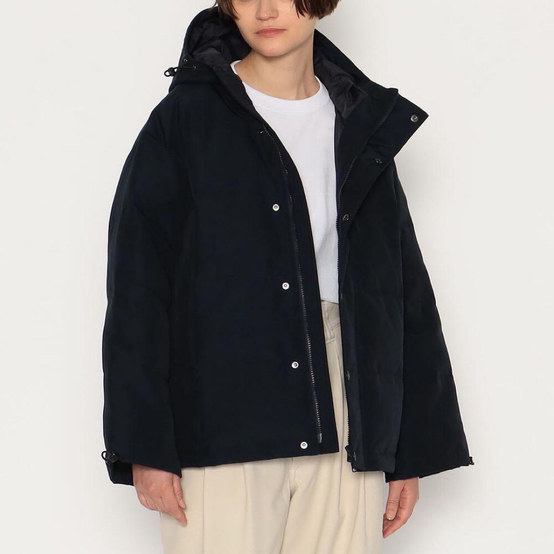 ダントンBIG SILHOUETTE HOODED DOWN JACKET XS