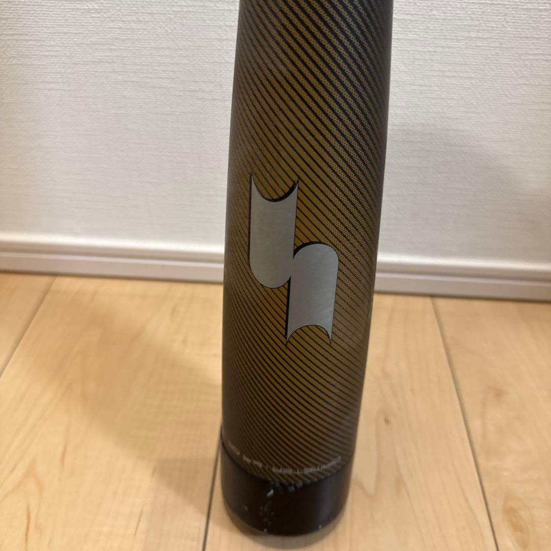 E*N様 SSK MMJr.少年軟式野球バット 黒金 80cm 575g