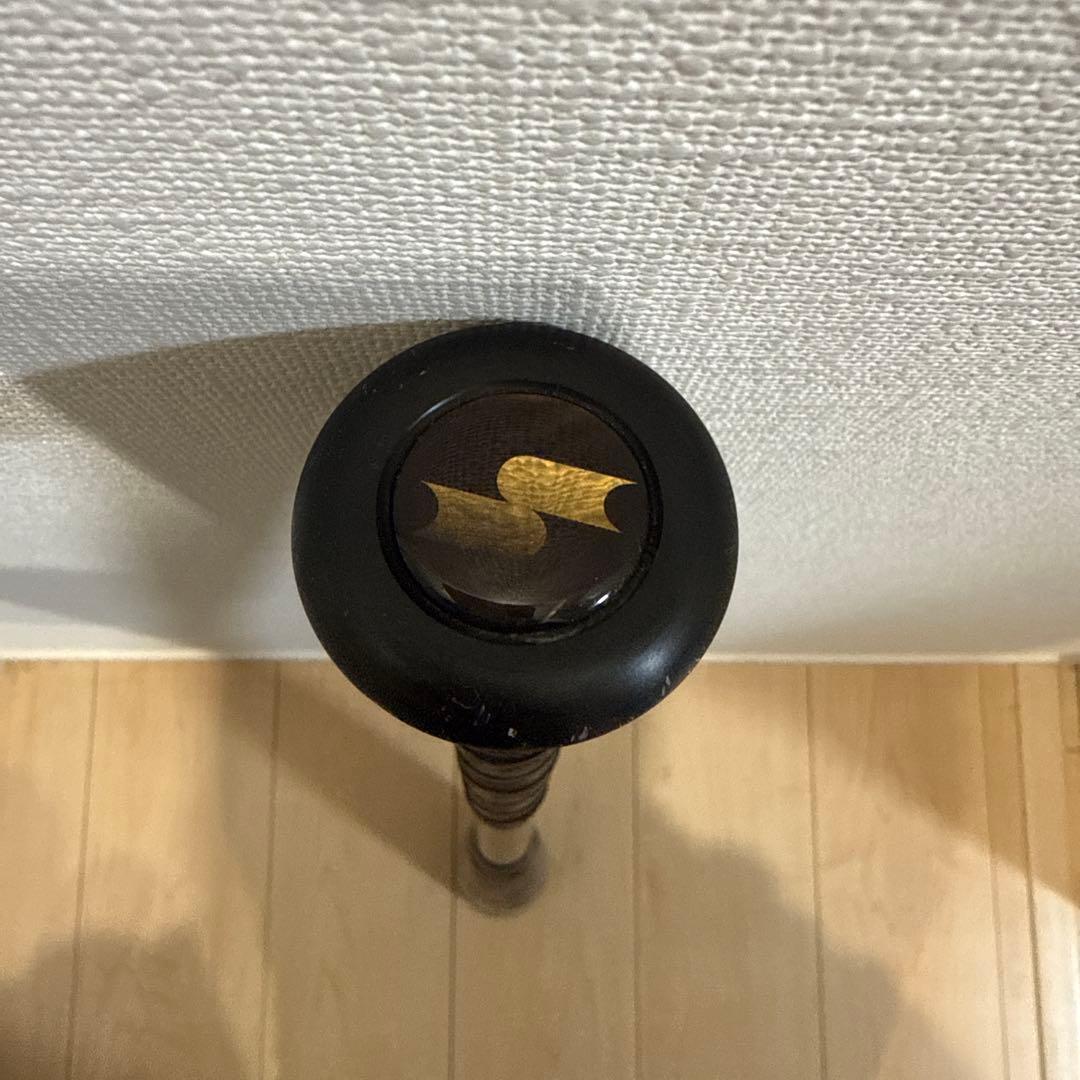 E*N様 SSK MMJr.少年軟式野球バット 黒金 80cm 575g