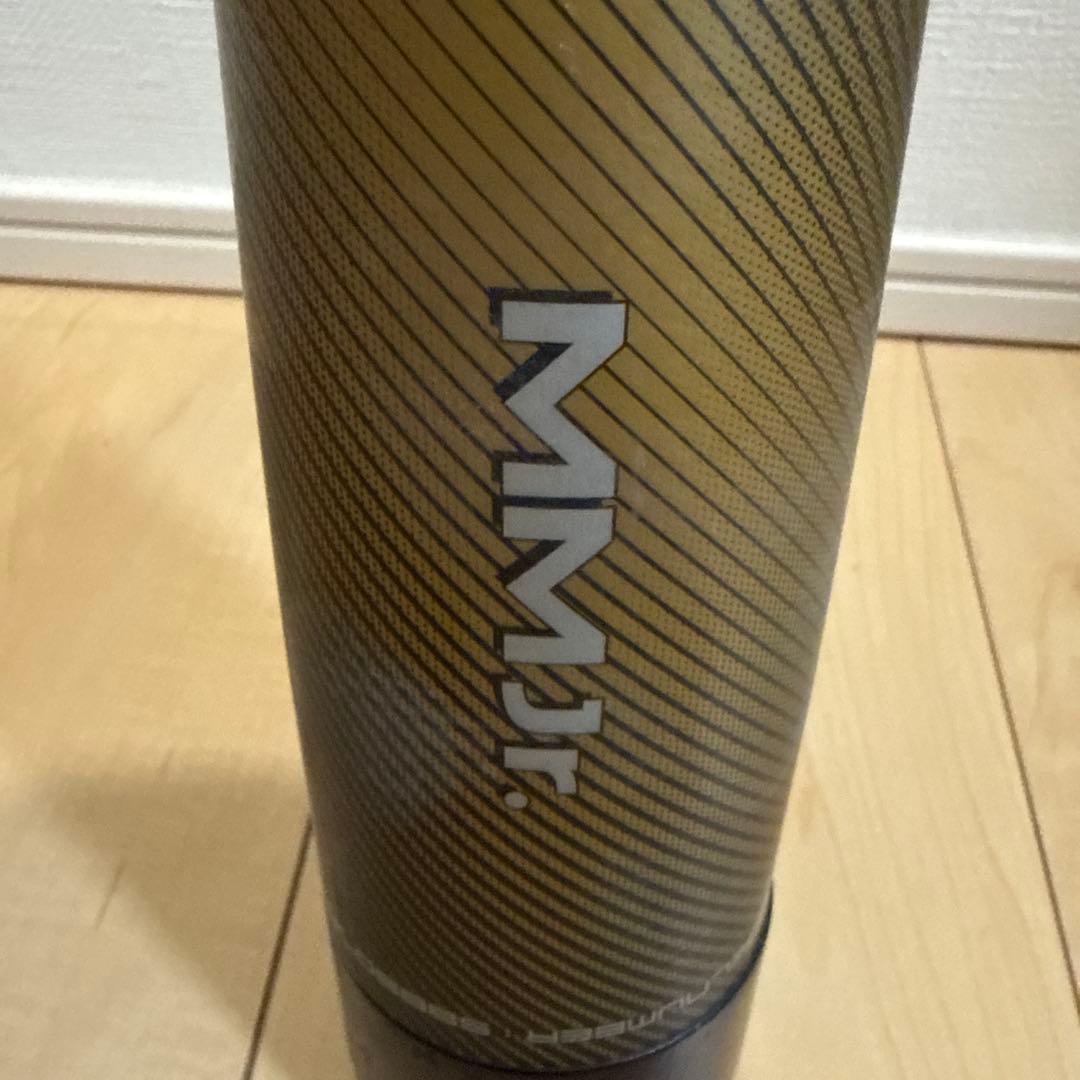 E*N様 SSK MMJr.少年軟式野球バット 黒金 80cm 575g