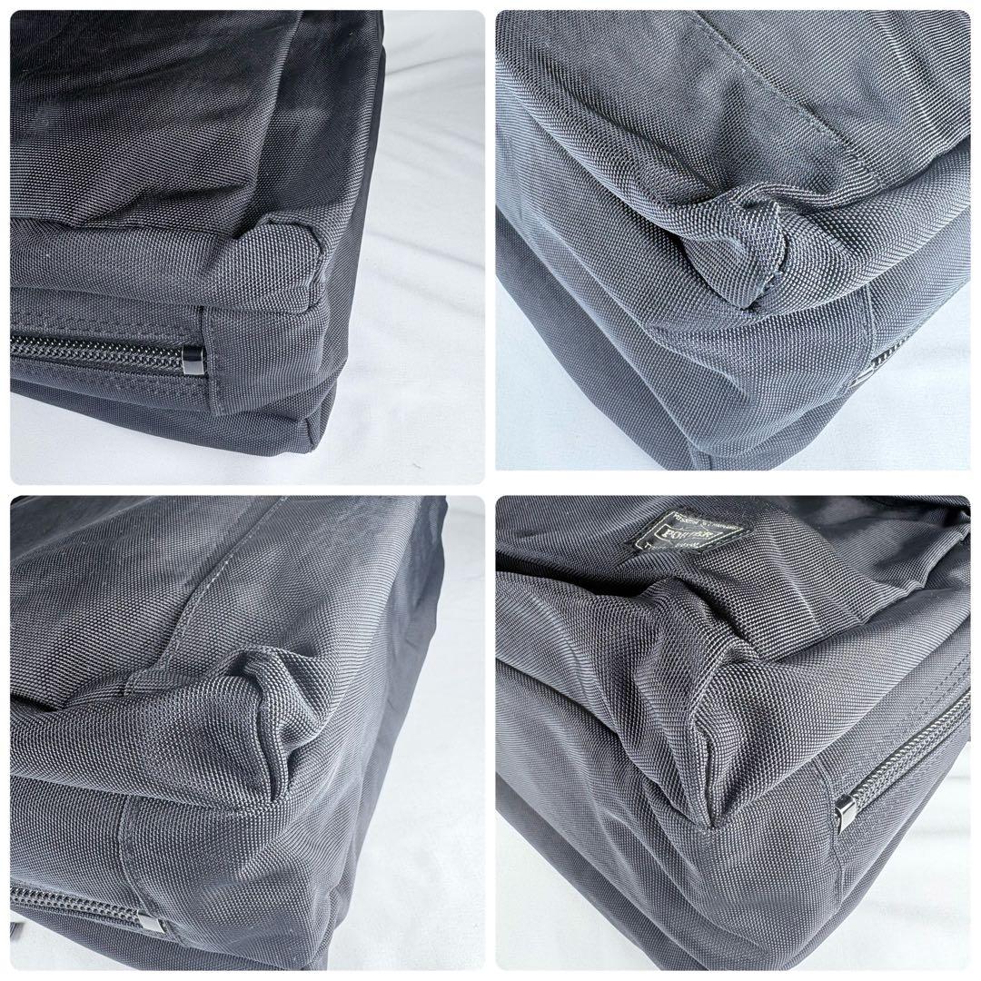 極美品 PORTER 2WAYブリーフケース 黒 A4可 ビジネス 未使用級