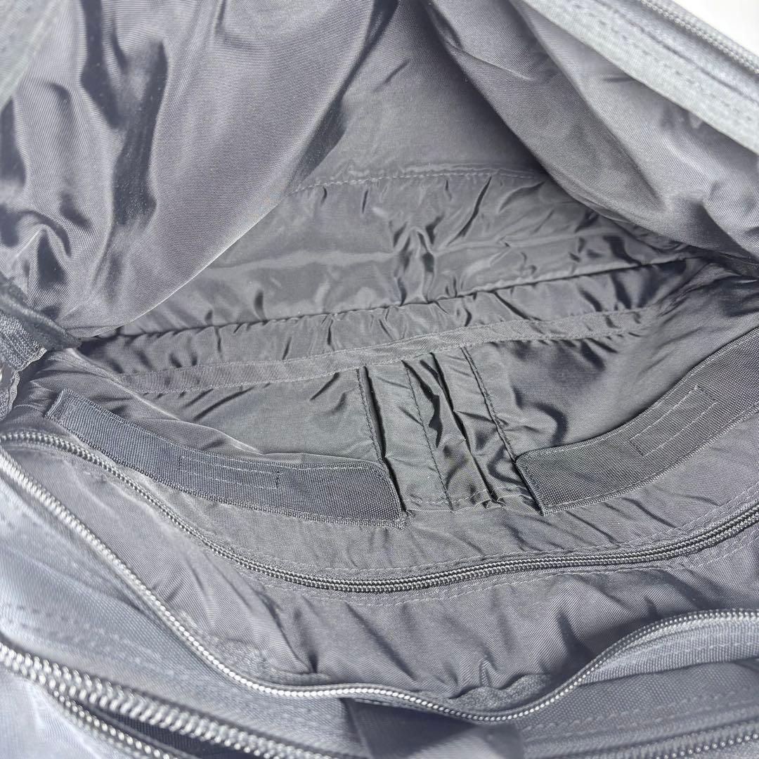 極美品 PORTER 2WAYブリーフケース 黒 A4可 ビジネス 未使用級