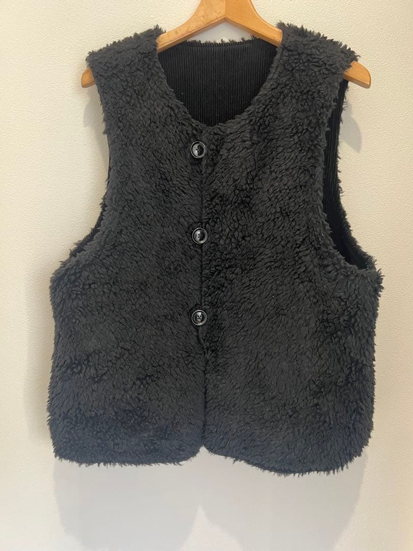 エンジニアードガーメンツ USA製　ボア　コーデュロイ　リバーシブル　ベスト