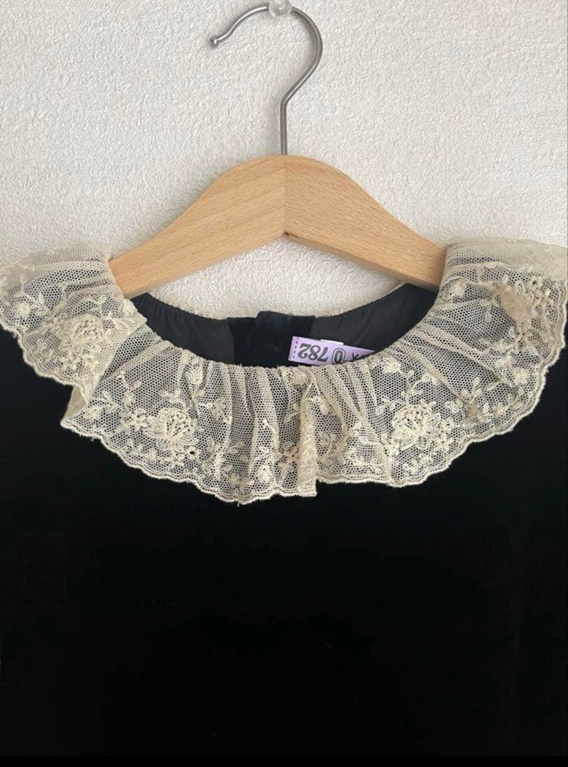 bonpointベルベット ワンピース 8a