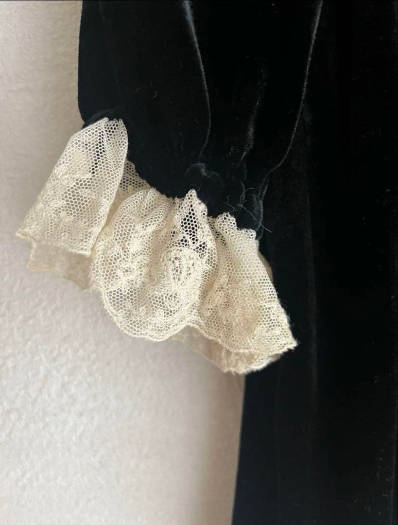 bonpointベルベット ワンピース 8a