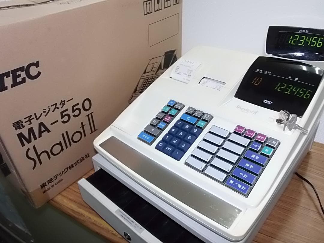 1/5設定無料東芝テック10部門軽減税率対応インボイスレジスターMA-550