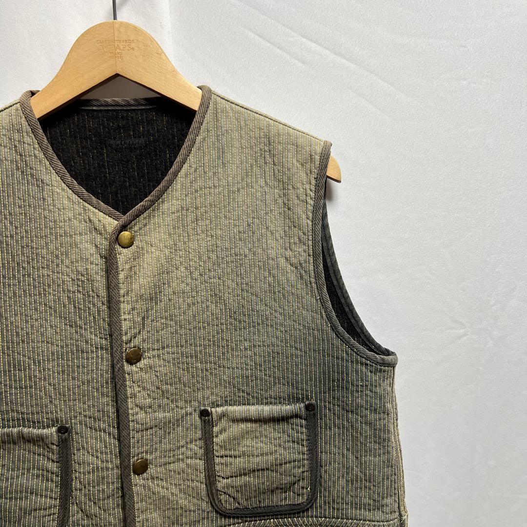 KAPITAL キャピタル　ベスト　裏地ウール　刺子　刺し子　サイズ　4
