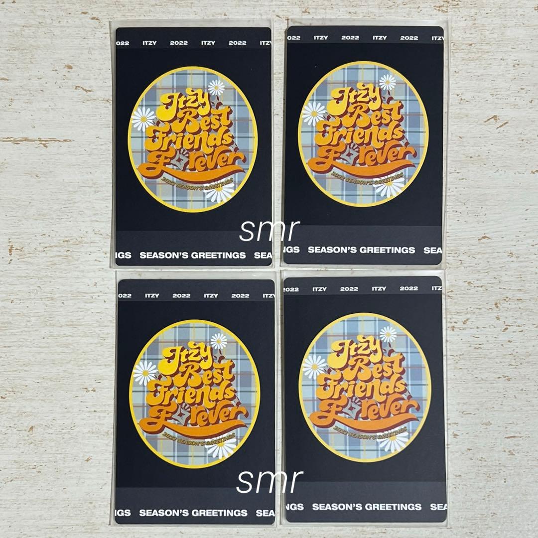 ITZY シーズングリーティング　リュジン　チェキ風　トレカセット