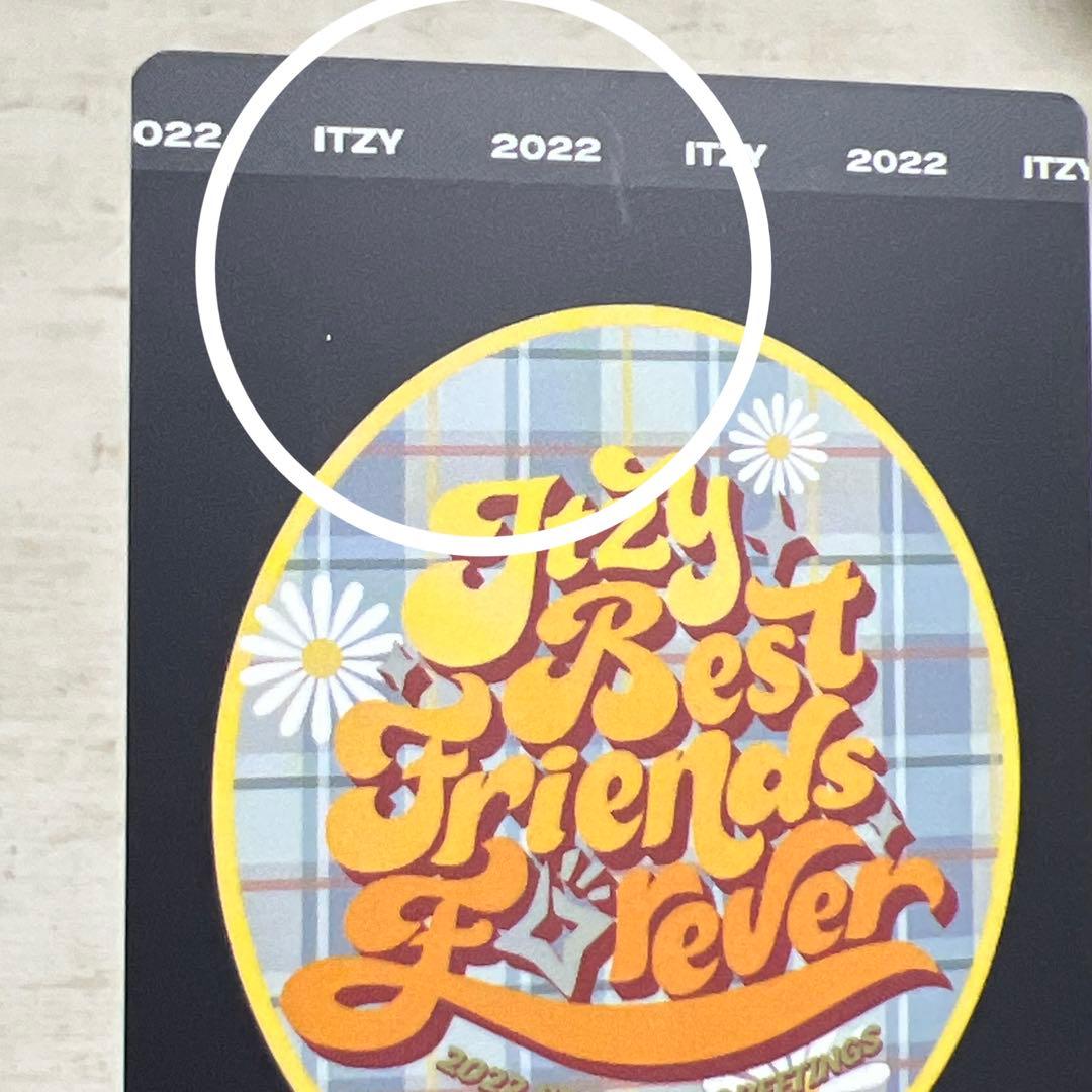 ITZY シーズングリーティング　リュジン　チェキ風　トレカセット