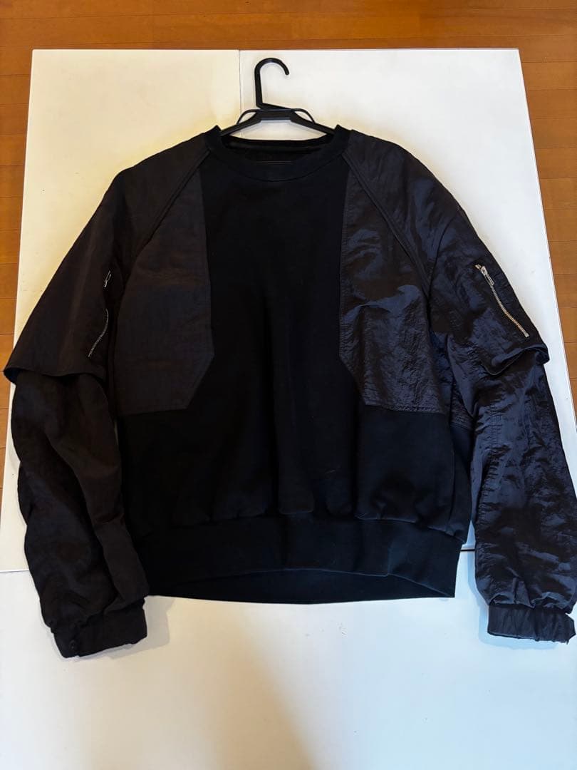 juun.jジュンジー韓国ミリタリースウェット　MA-1タイプ　韓国ハイブランド