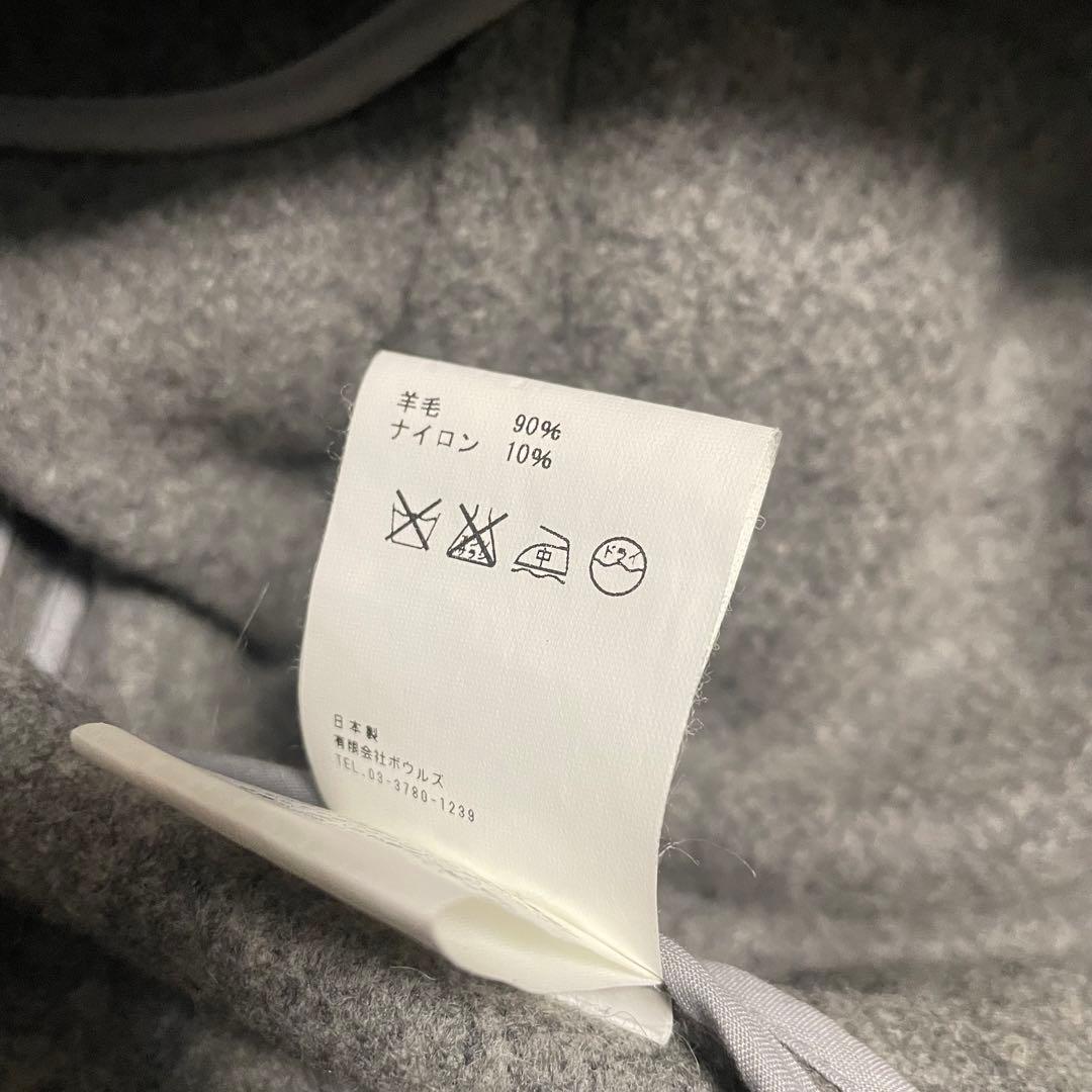 HYKE　ダッフルコート　ウール混　レディース　アウター　Lグレー　希少色　1