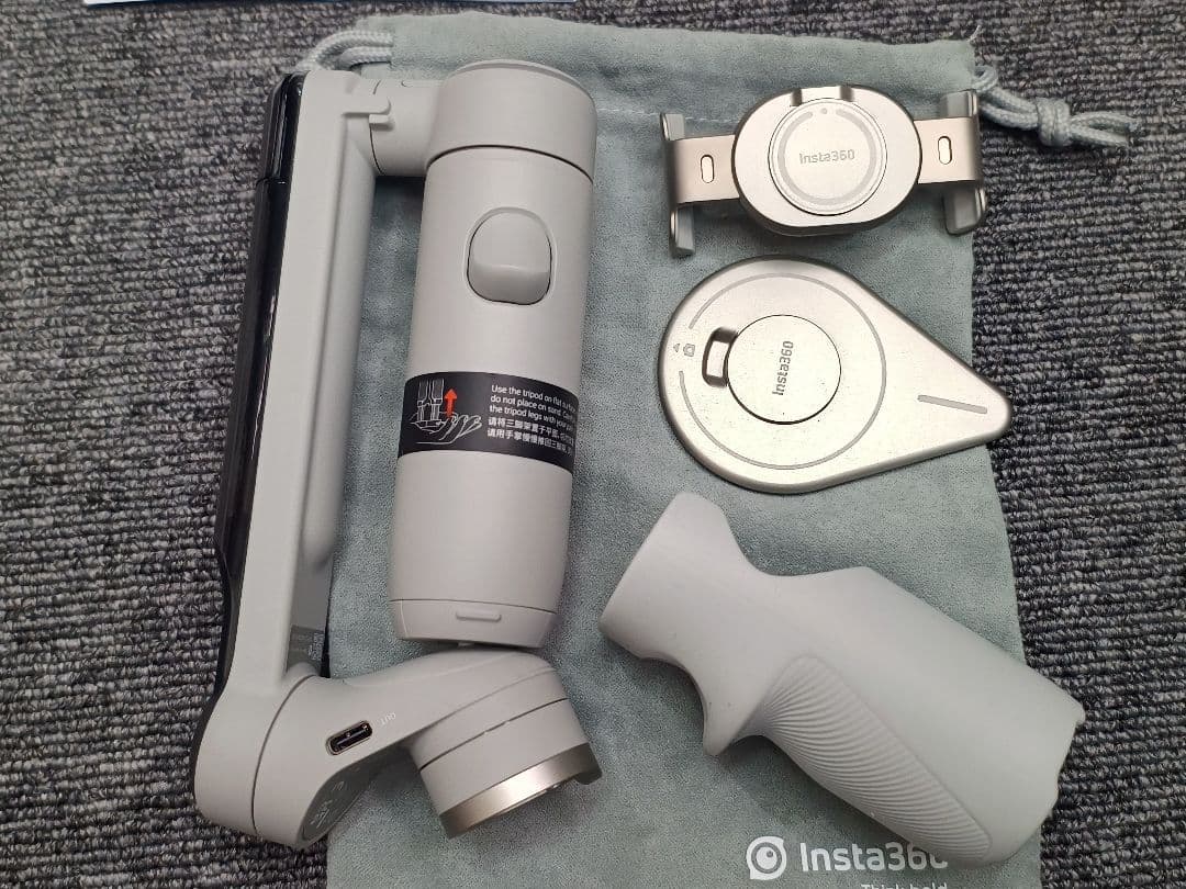 Insta360 Flow Pro ストーングレー　磁気マウント付