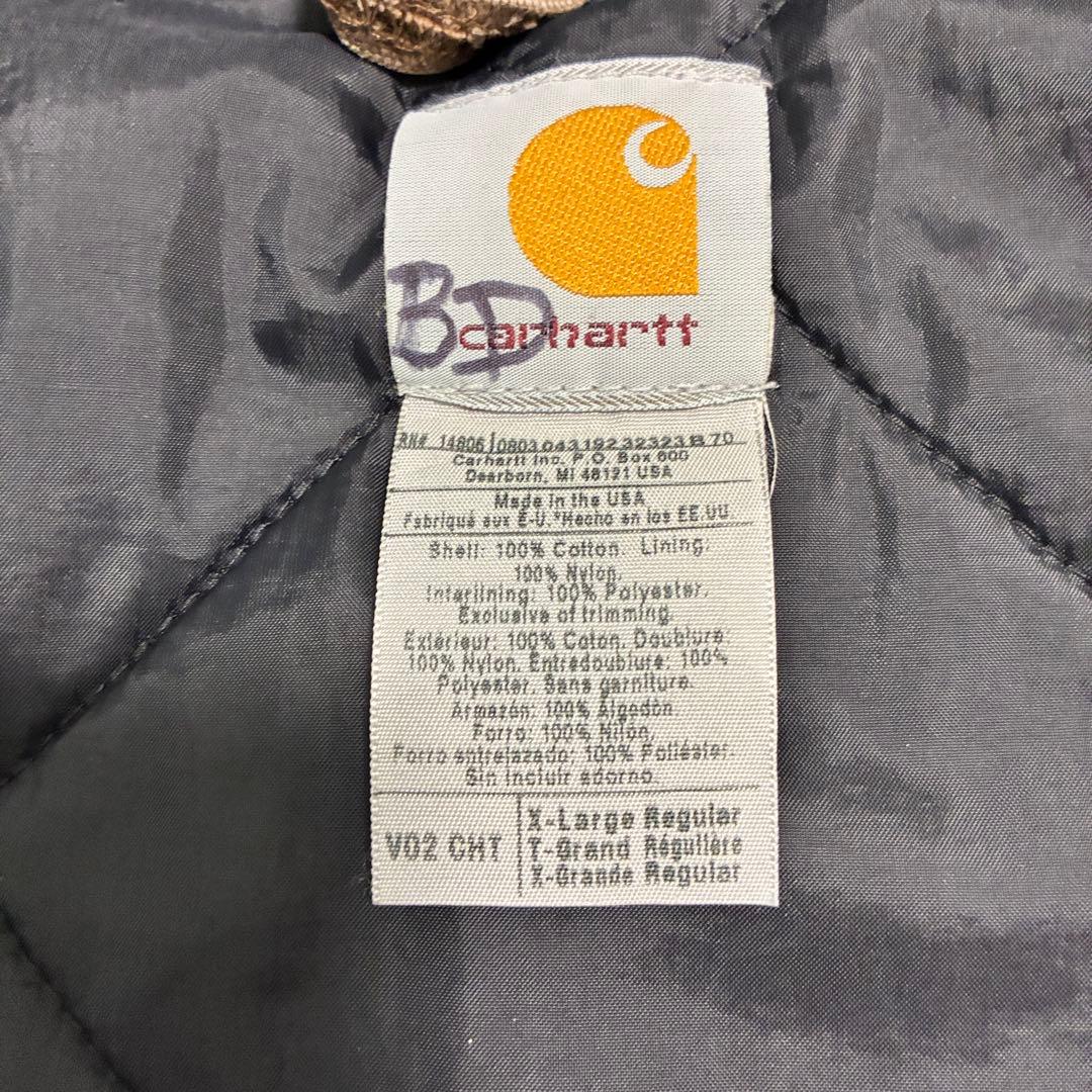 00s Carhartt カーハート ダックベスト CHT XLサイズ USA製