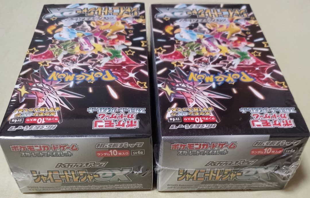 酒*郎様 ポケモンカードゲームシャイニートレジャーex新品•未開封シュリンク付き