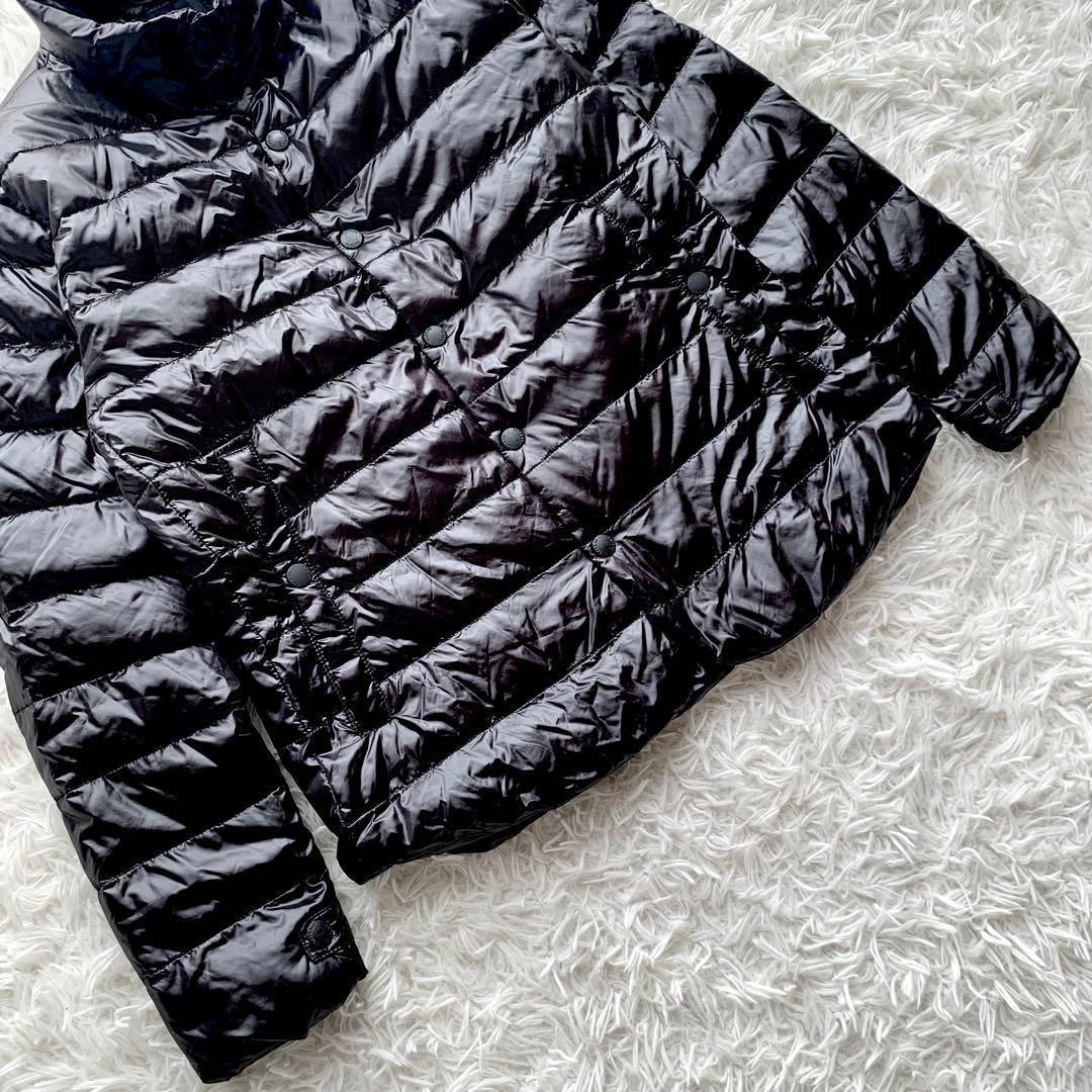 【美品】TATRAS タトラス ダウン ジャケット ワッペン ブラック