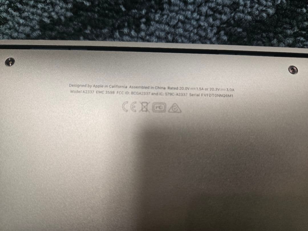 ③MacBook Air M1 16GB 512GB 13インチ USキーボード