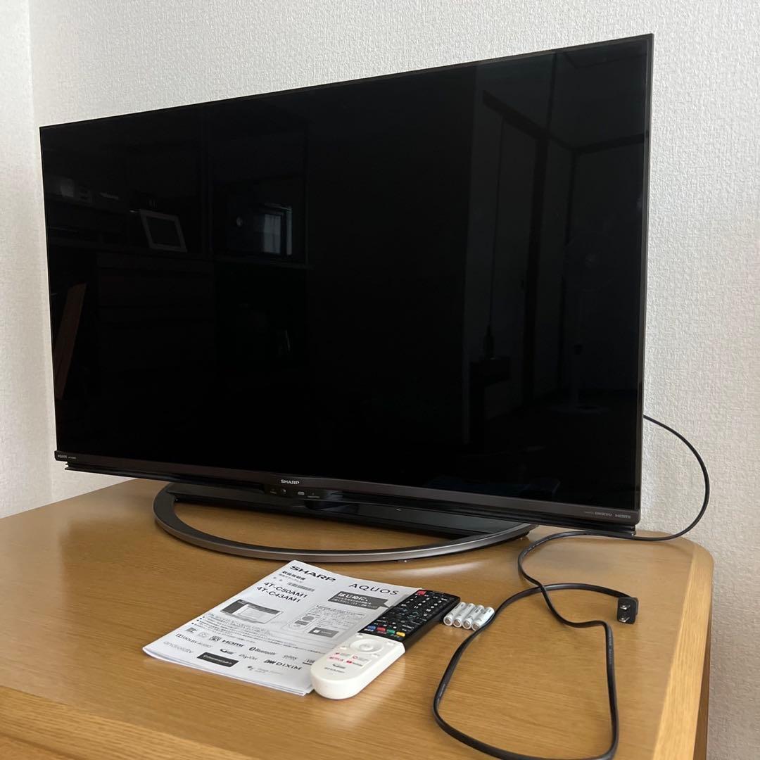 【美品】SHARP 4T-C43AM1 43型 4Kテレビ 配送込み