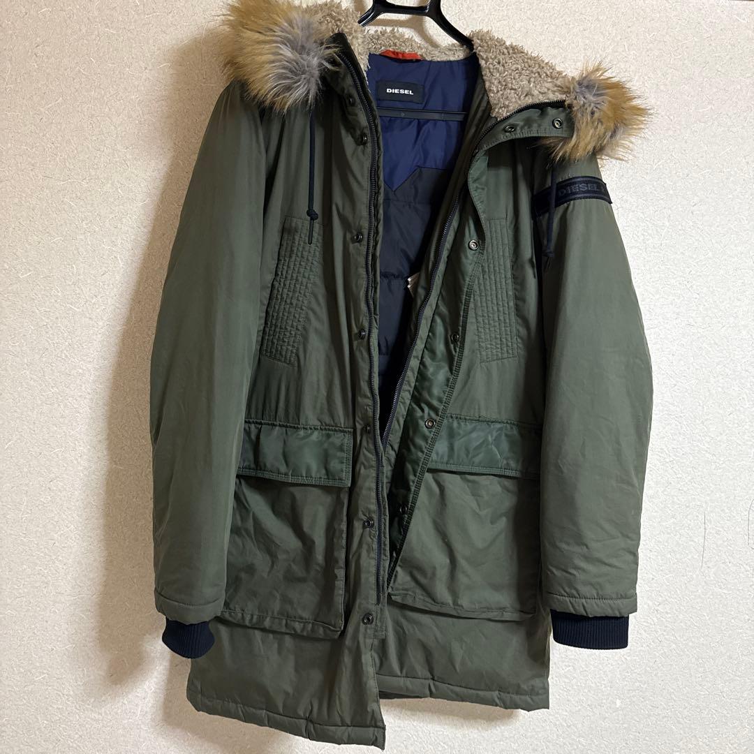 大幅お値下げ中‼️美品 DIESEL ディーゼル モッズコート ロングダウンコート