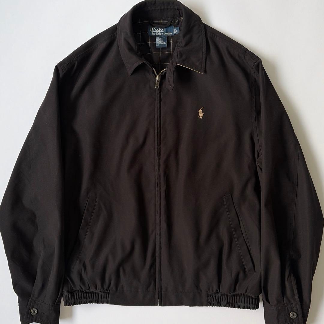 90-00s ラルフローレン スイングトップ ドリズラー ハリントンジャケット