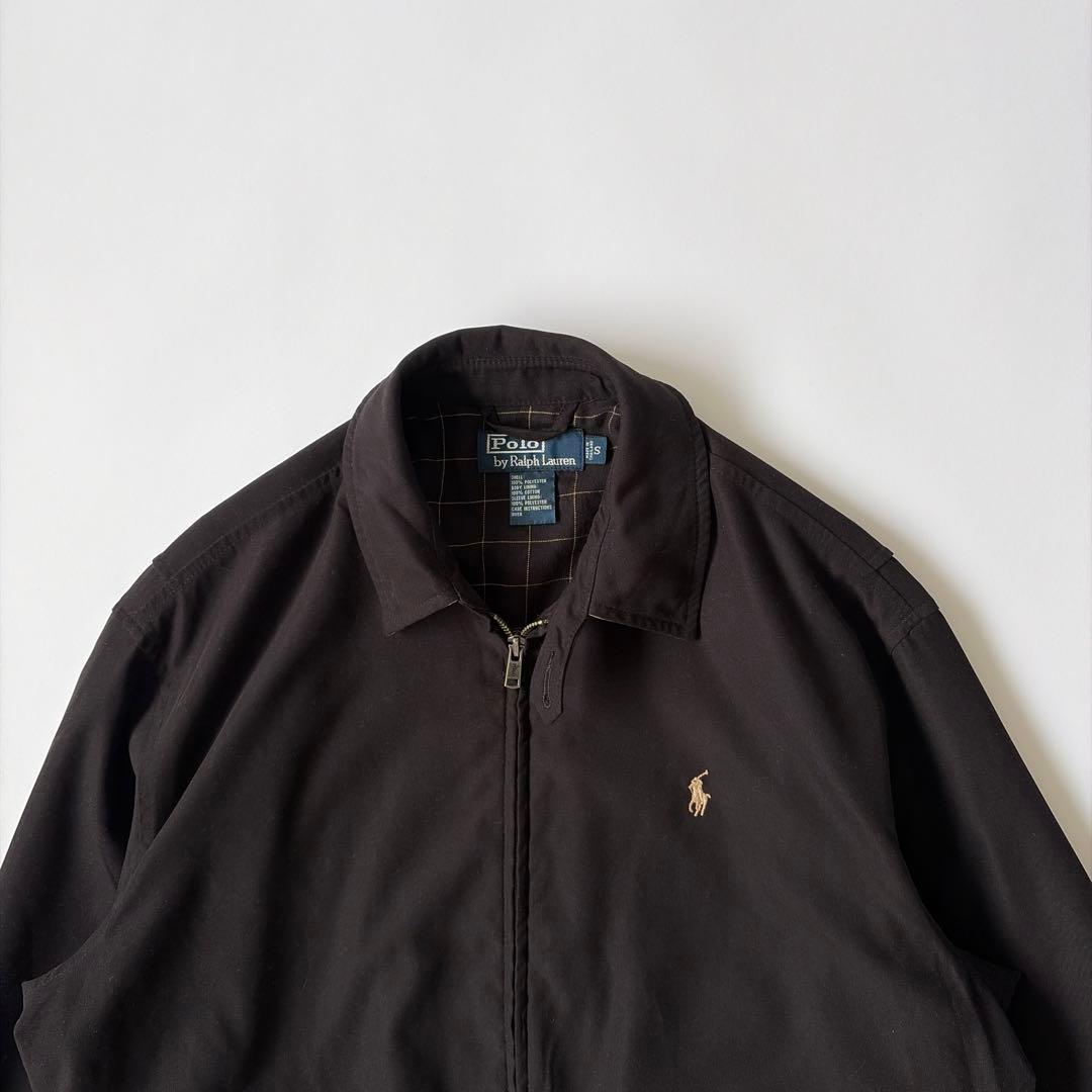 90-00s ラルフローレン スイングトップ ドリズラー ハリントンジャケット