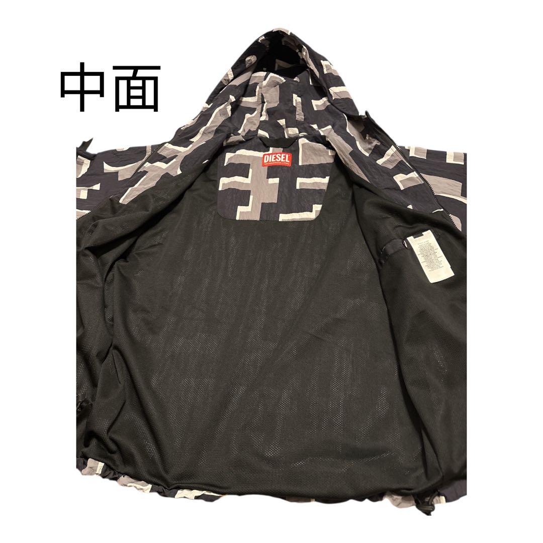 DIESEL ロゴパターン ナイロンジャケット 新品