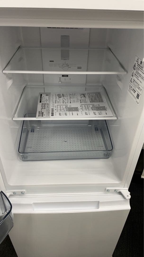 ★中古！SHARP ノンフロン冷凍冷蔵庫 SJ-D15JJ-W 2022年