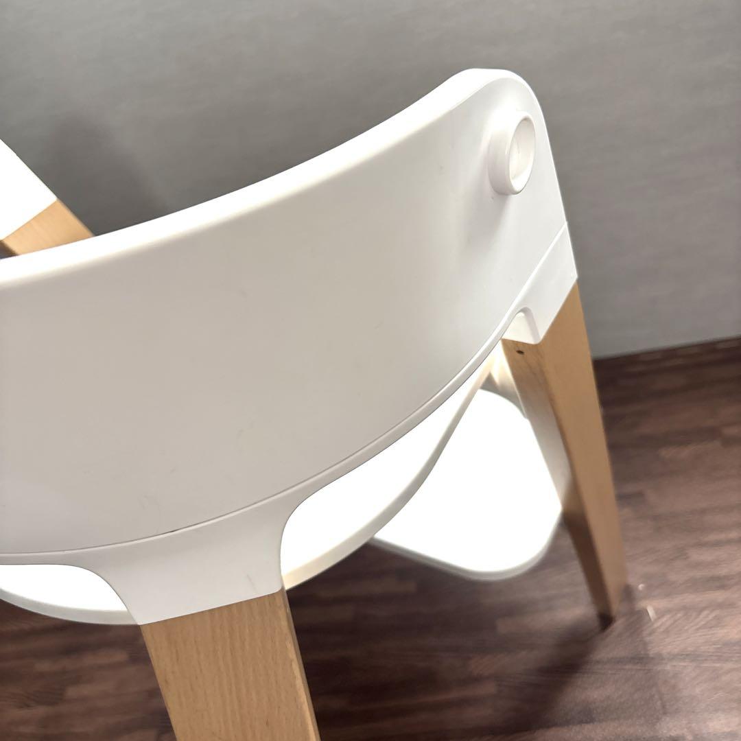 【美品】 STOKKE ステップス ハイチェア ホワイト ベビーチェア