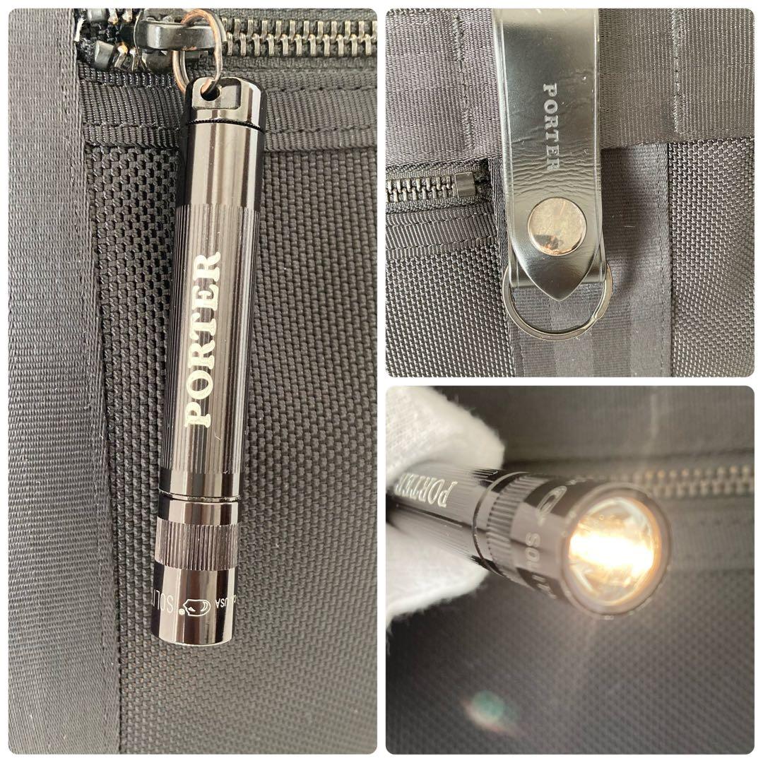 極美品 ポーター ヒート トートバッグ ブラック