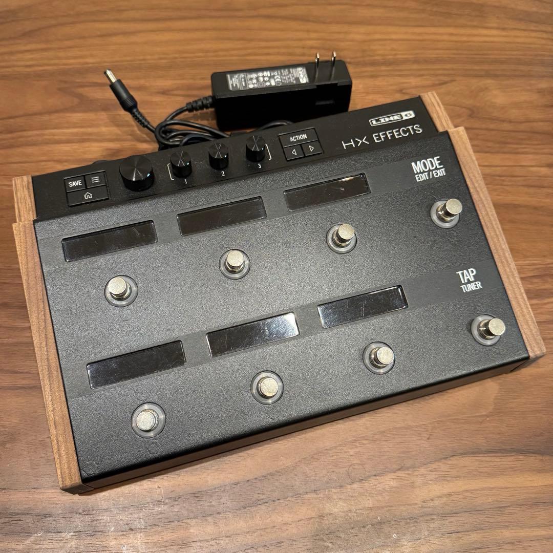 Line6 HX Effects 側面パネル木製モディファイ品