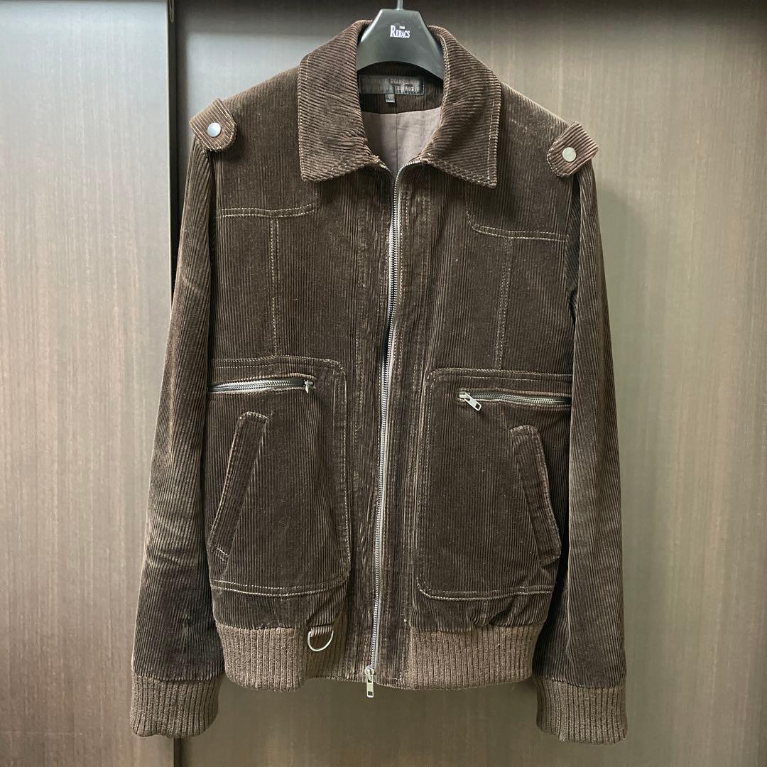ヴェロニクブランキーノ コーデュロイ ブラウン ブルゾン　46