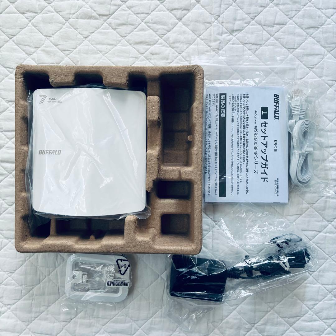 ■BUFFALO WSR3600BE4PWH Wi-Fiルーター■無線■ほぼ新品