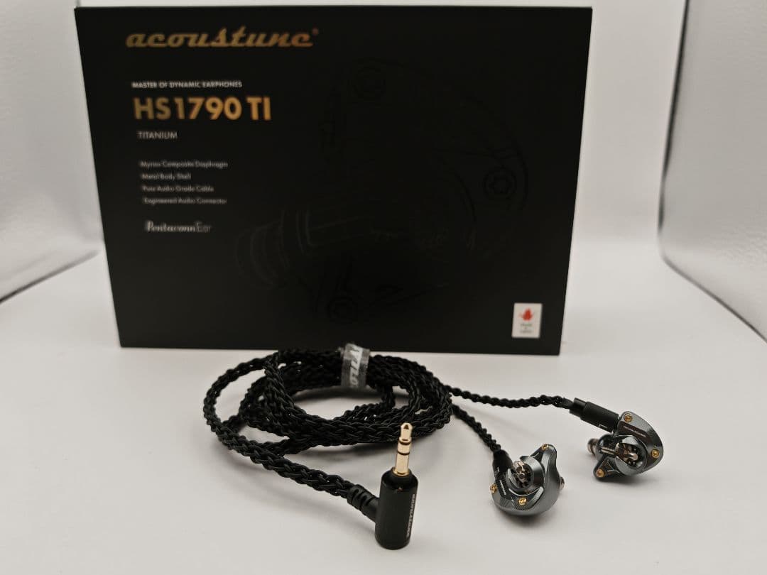 イヤホン Acoustune HS1790TI + Booster Blue 2.5mm