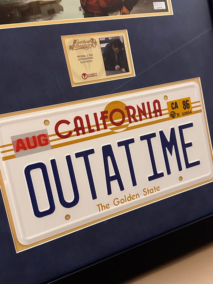 か*！様 Back to the future マイケルJフォックス　サイン入り