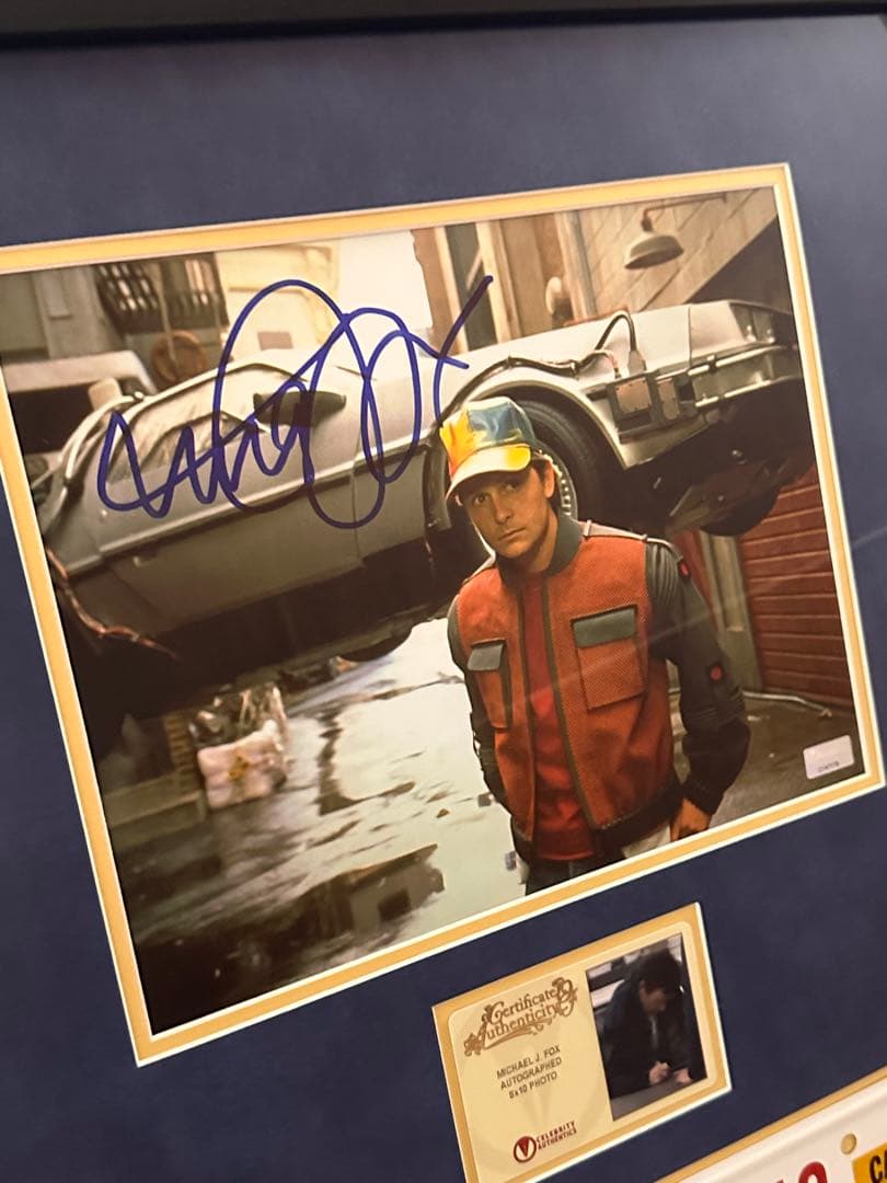 か*！様 Back to the future マイケルJフォックス　サイン入り