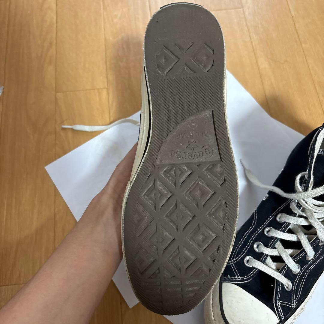 定番 CT70 コンバース チャックテイラー ハイカット ブラック 27.0cm