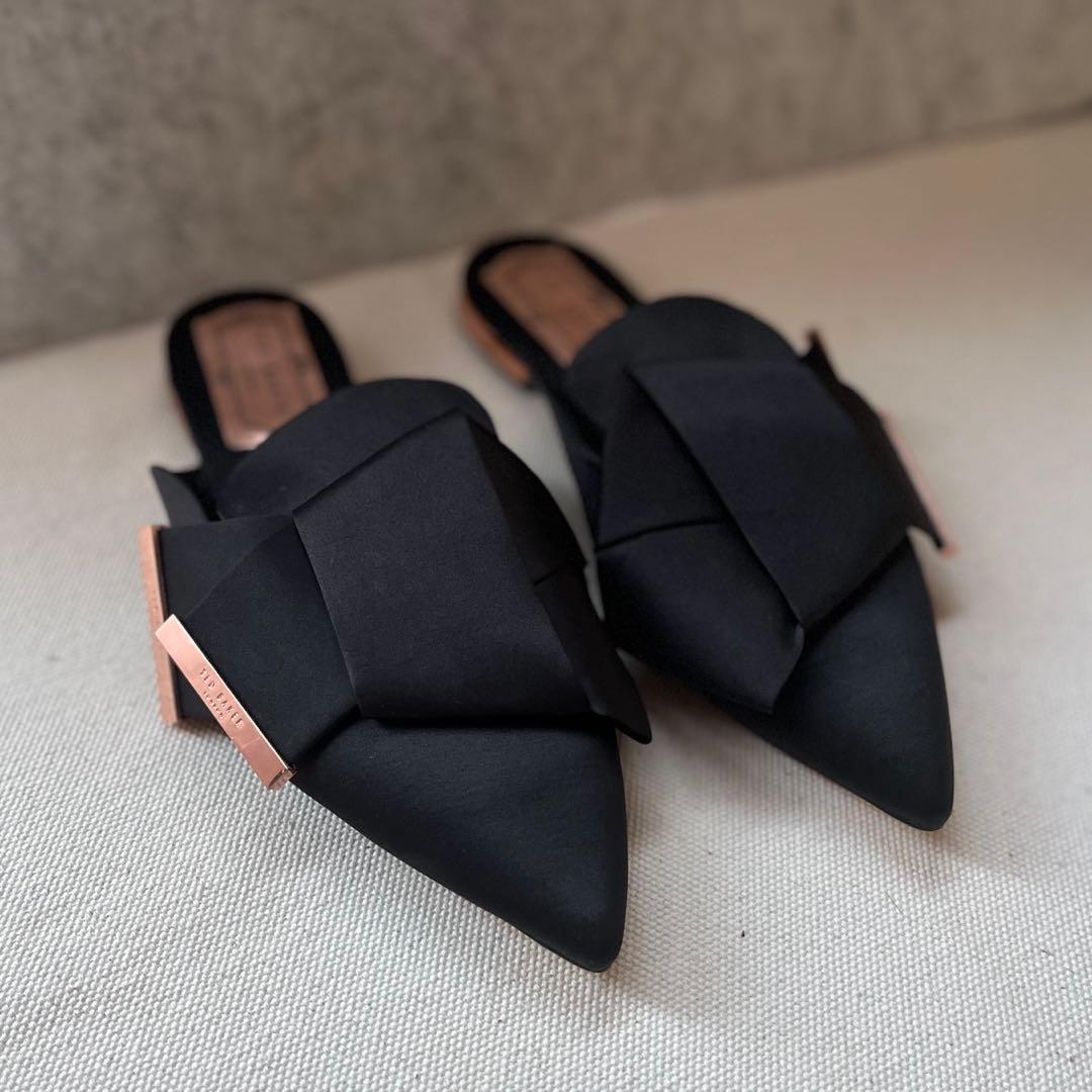 ted baker リボン ノーヒール ミュール
