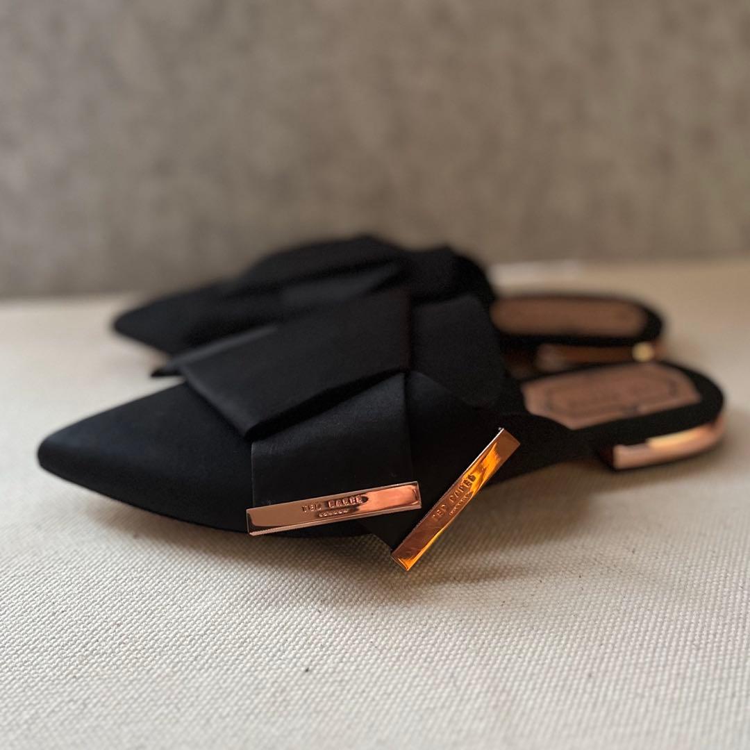 ted baker リボン ノーヒール ミュール