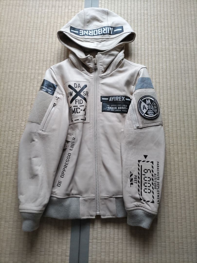 AVIREX　ラムレザー HALO　超美品　トロトロな柔らかさ