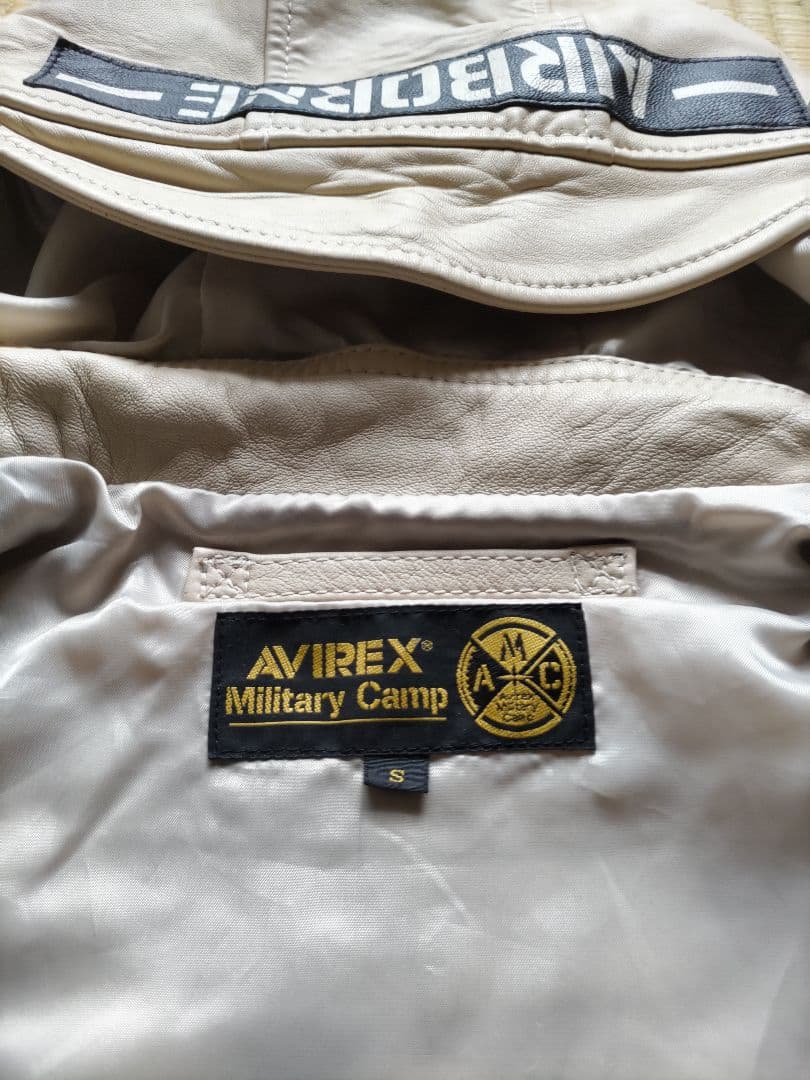 AVIREX　ラムレザー HALO　超美品　トロトロな柔らかさ