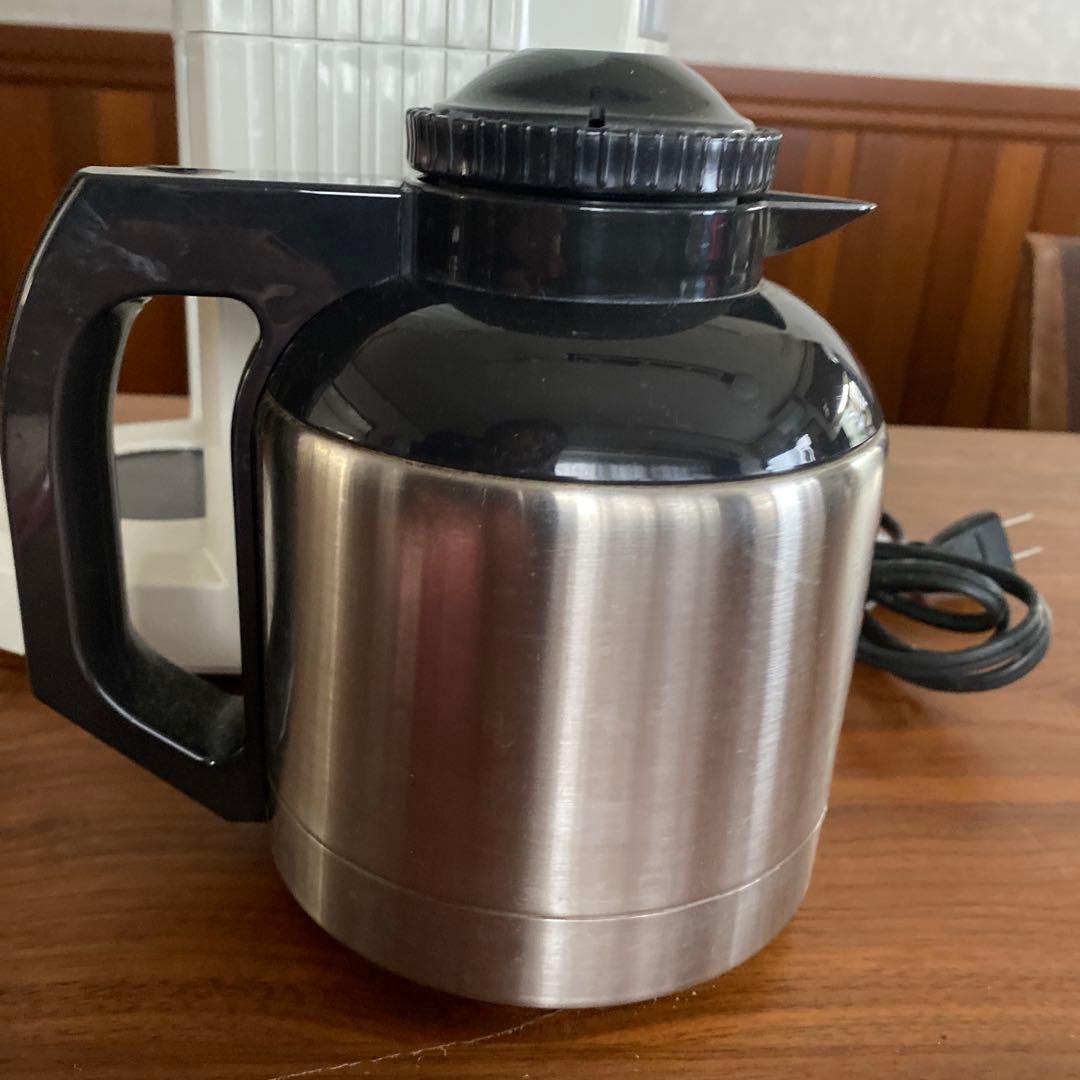 Cafétèk 保温ポット　コーヒーメーカー ホワイト