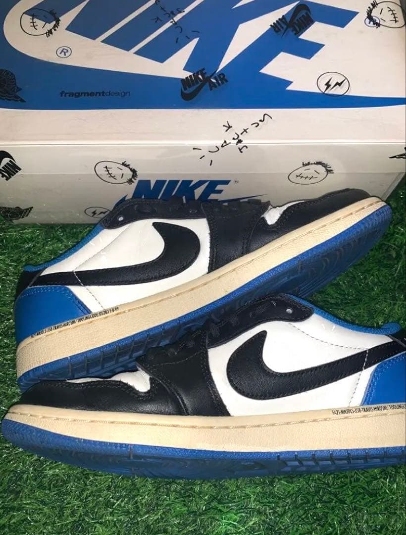 【最終値下げ】トラヴィス・スコット×フラグメント×エアージョーダン1 Low