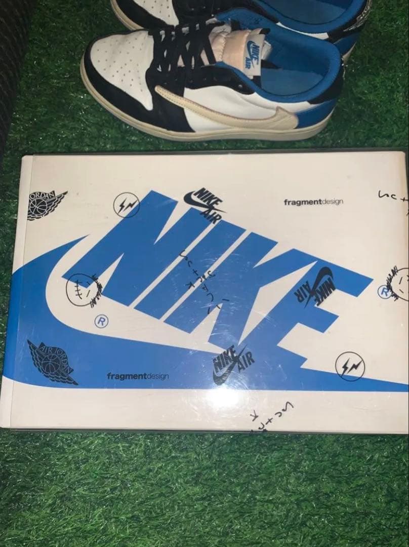 【最終値下げ】トラヴィス・スコット×フラグメント×エアージョーダン1 Low