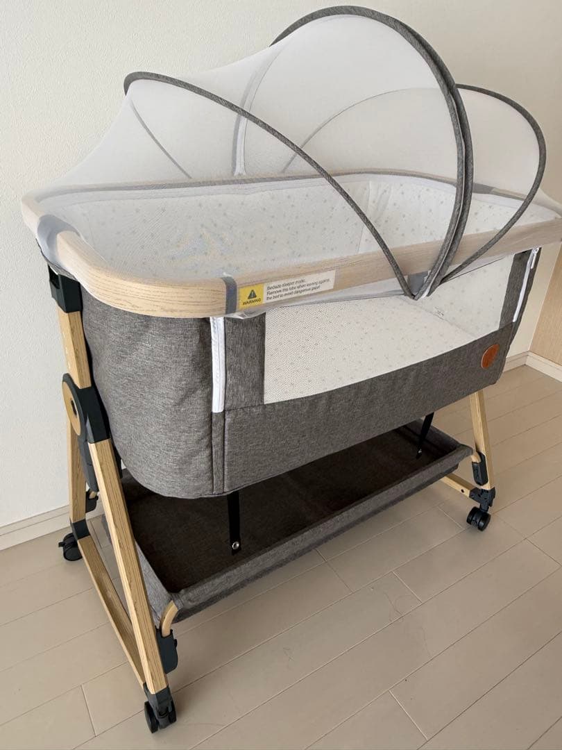 【添い寝に便利】HZDMJ 折りたたみベビーベッド