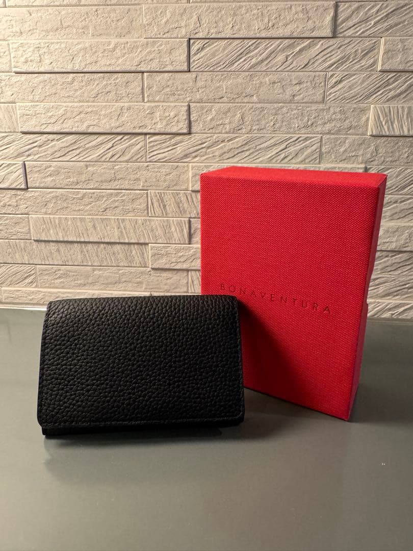 ボナベンチュラ　カードケース　名刺入れ　ブラック