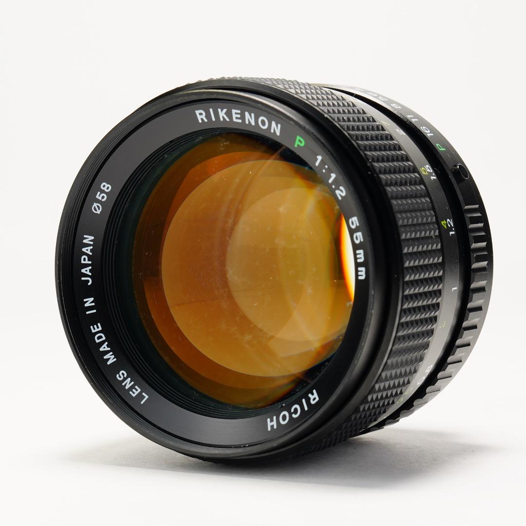 【SONY用アダプター付き】RIKENON P 55mm F1.2 410