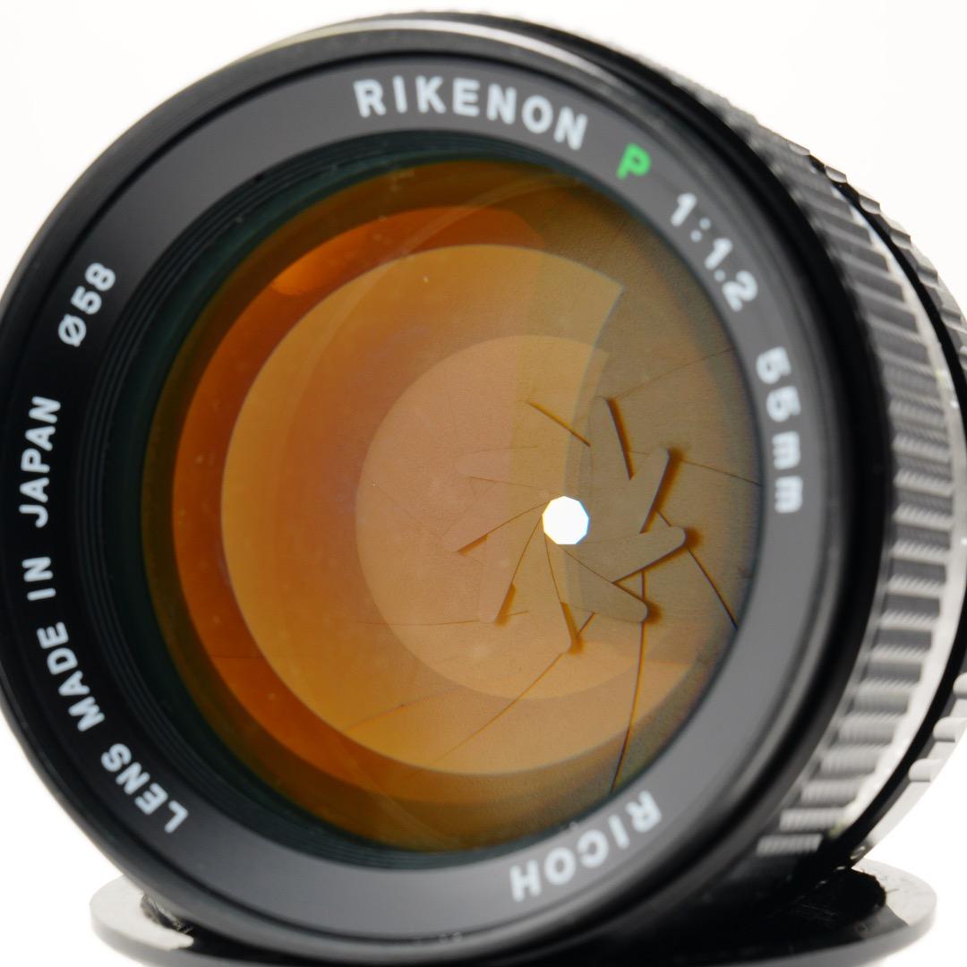 【SONY用アダプター付き】RIKENON P 55mm F1.2 410